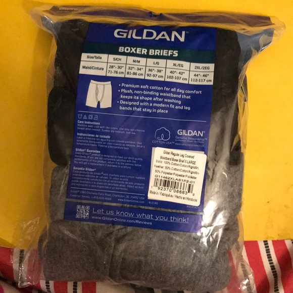 Gildan Boxer Briefs - Picture 3 of 3